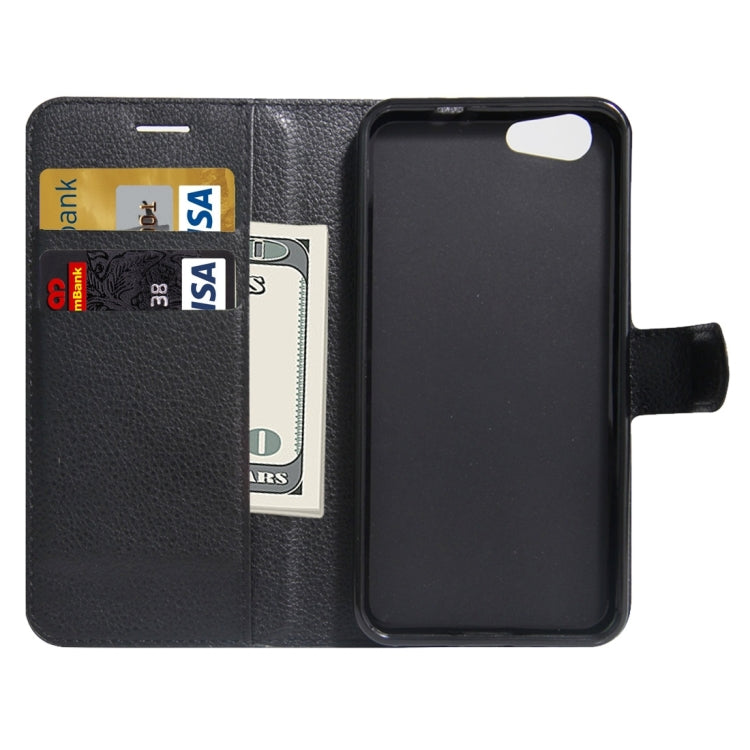 For Orange Dive 71 Litchi Texture Horizontal Flip Leather Case with Holder & Card Slots & Wallet