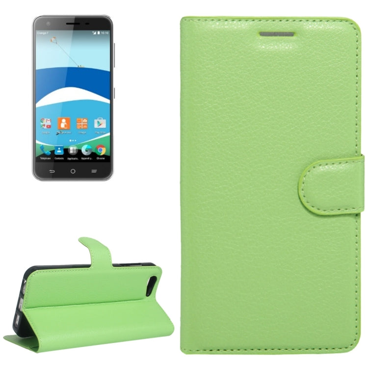 For Orange Dive 71 Litchi Texture Horizontal Flip Leather Case with Holder & Card Slots & Wallet