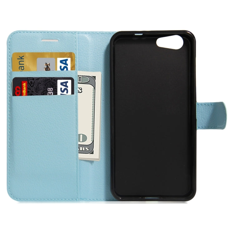 For Orange Dive 71 Litchi Texture Horizontal Flip Leather Case with Holder & Card Slots & Wallet