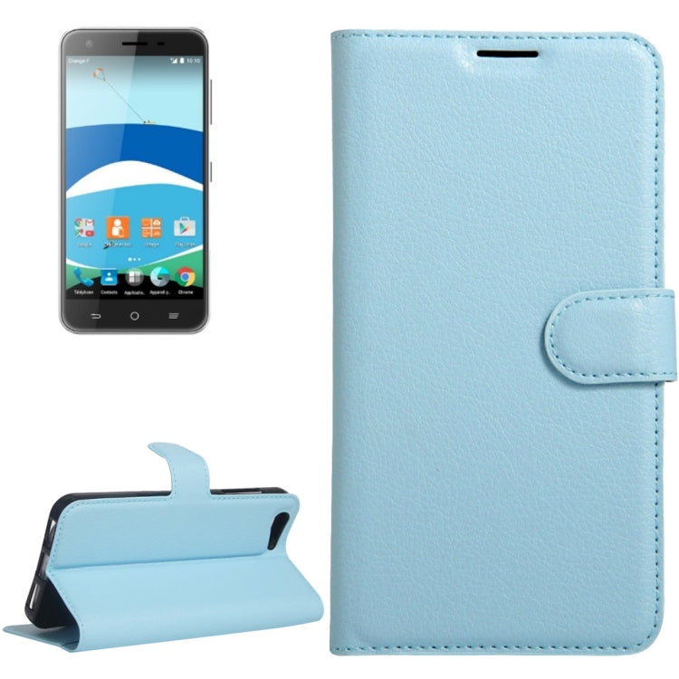 For Orange Dive 71 Litchi Texture Horizontal Flip Leather Case with Holder & Card Slots & Wallet