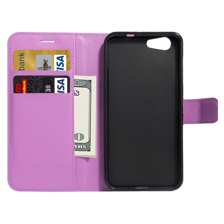 For Orange Dive 71 Litchi Texture Horizontal Flip Leather Case with Holder & Card Slots & Wallet