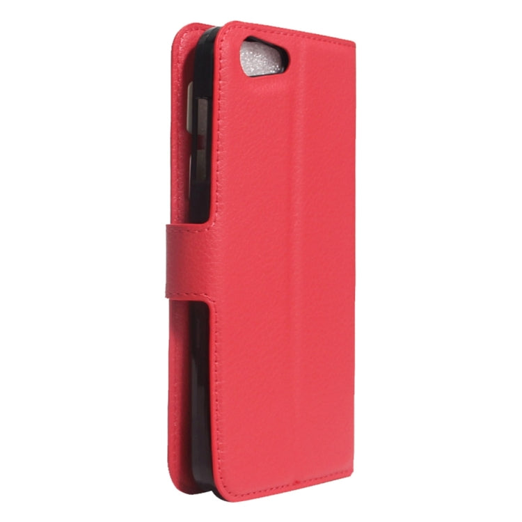 For Orange Dive 71 Litchi Texture Horizontal Flip Leather Case with Holder & Card Slots & Wallet