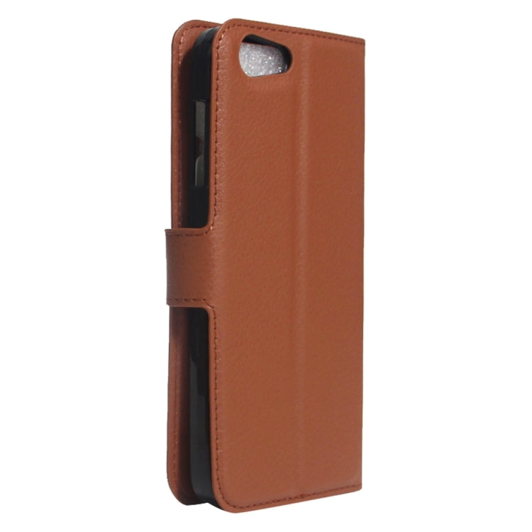 For Orange Dive 71 Litchi Texture Horizontal Flip Leather Case with Holder & Card Slots & Wallet