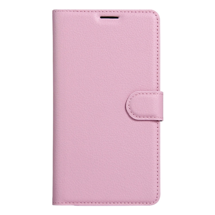 For ZTE Blade A506 Litchi Texture Horizontal Flip Leather Case with Holder & Card Slots & Wallet