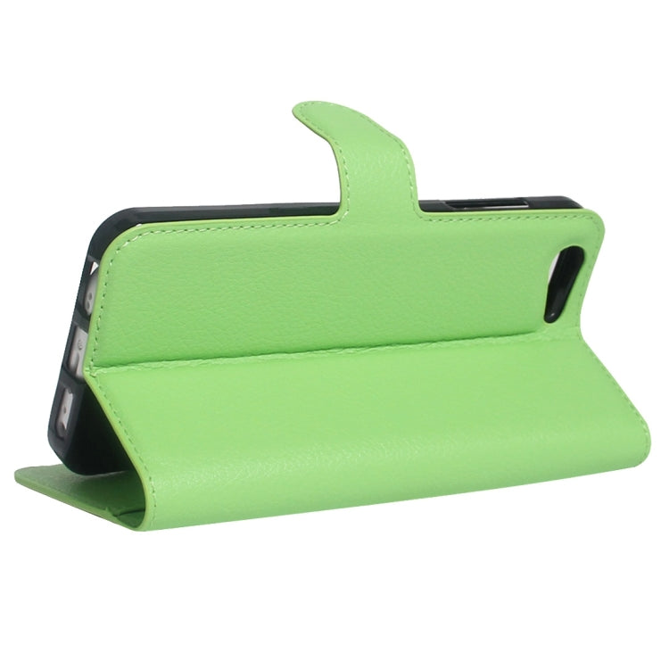 For ZTE Blade A506 Litchi Texture Horizontal Flip Leather Case with Holder & Card Slots & Wallet