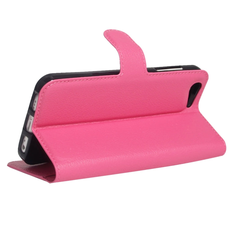 For ZTE Blade A506 Litchi Texture Horizontal Flip Leather Case with Holder & Card Slots & Wallet