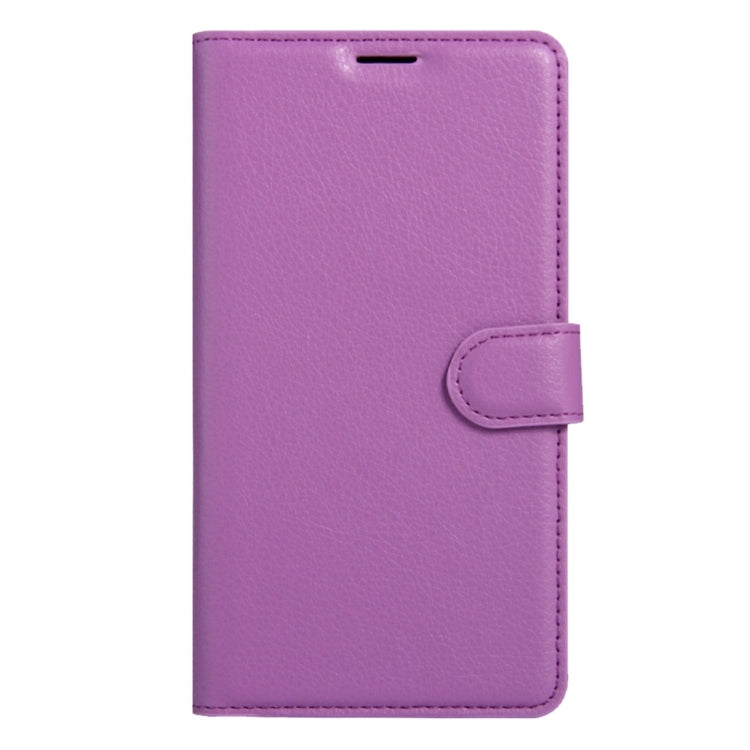 For ZTE Blade A506 Litchi Texture Horizontal Flip Leather Case with Holder & Card Slots & Wallet