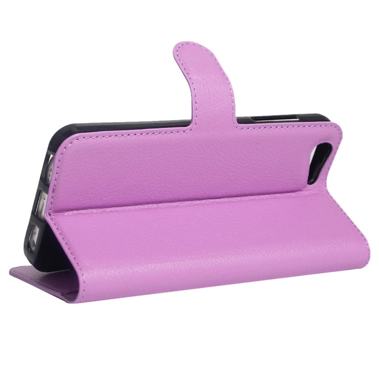 For ZTE Blade A506 Litchi Texture Horizontal Flip Leather Case with Holder & Card Slots & Wallet