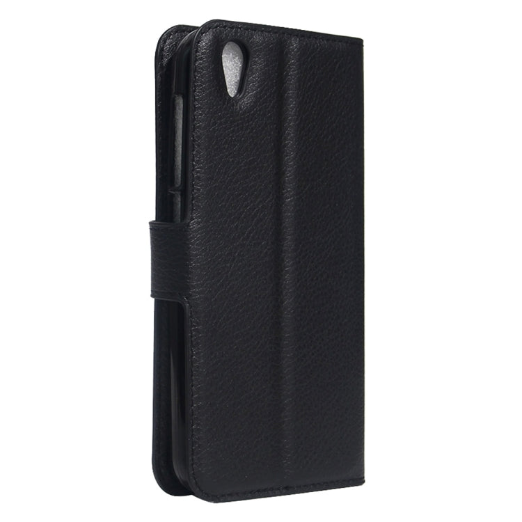 For UMI London Litchi Texture Horizontal Flip Leather Case with Holder & Card Slots & Wallet