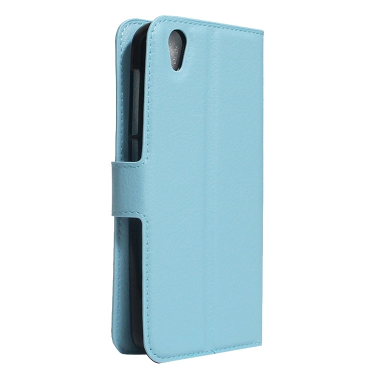 For UMI London Litchi Texture Horizontal Flip Leather Case with Holder & Card Slots & Wallet