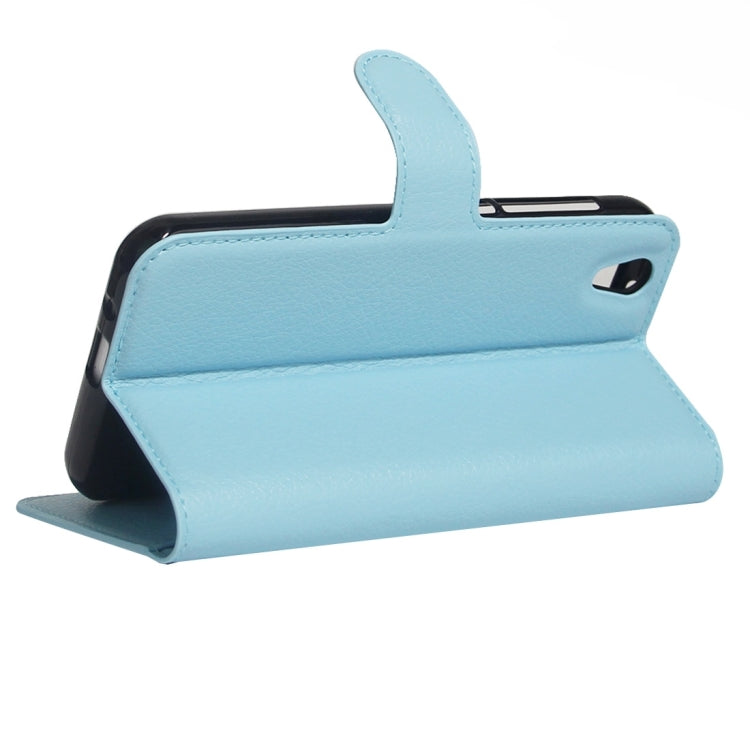 For UMI London Litchi Texture Horizontal Flip Leather Case with Holder & Card Slots & Wallet