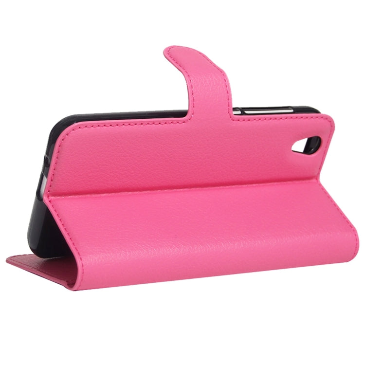 For UMI London Litchi Texture Horizontal Flip Leather Case with Holder & Card Slots & Wallet