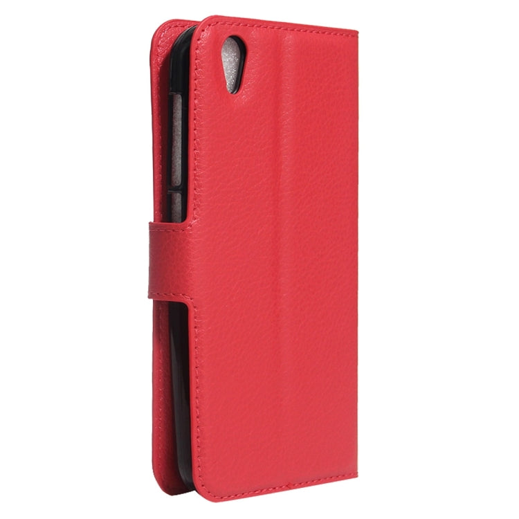 For UMI London Litchi Texture Horizontal Flip Leather Case with Holder & Card Slots & Wallet