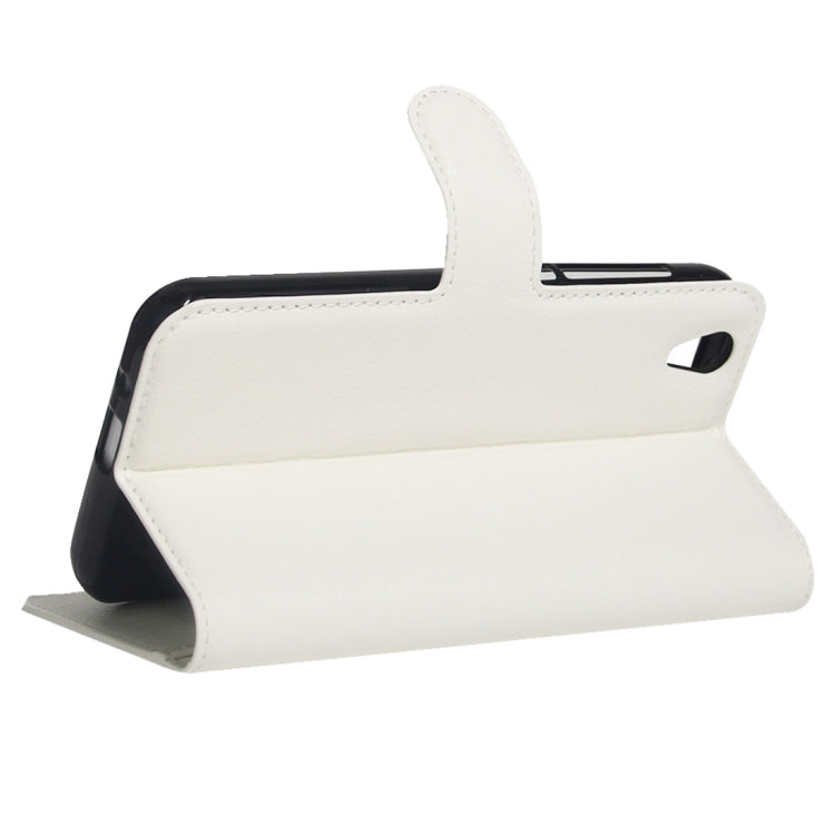 For UMI London Litchi Texture Horizontal Flip Leather Case with Holder & Card Slots & Wallet