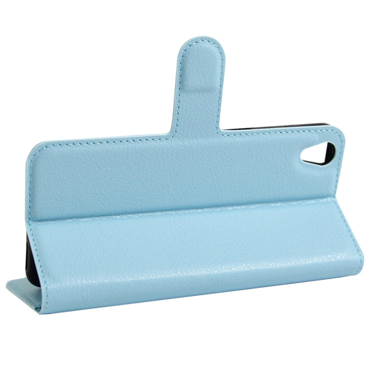 For OPPO A37 Litchi Texture Horizontal Flip Leather Case with Holder & Card Slots & Wallet