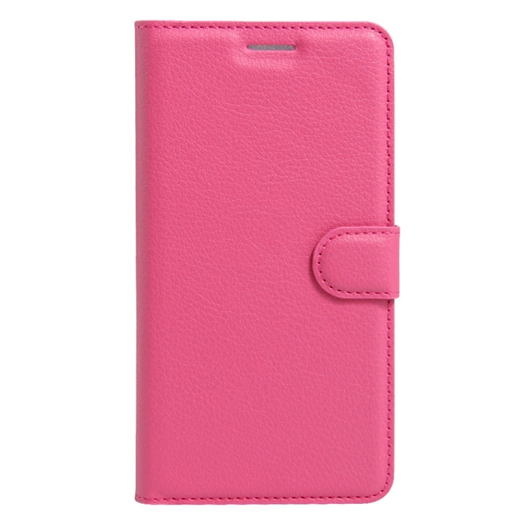 For OPPO A37 Litchi Texture Horizontal Flip Leather Case with Holder & Card Slots & Wallet