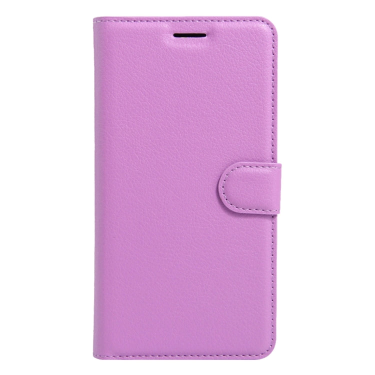 For OPPO A37 Litchi Texture Horizontal Flip Leather Case with Holder & Card Slots & Wallet