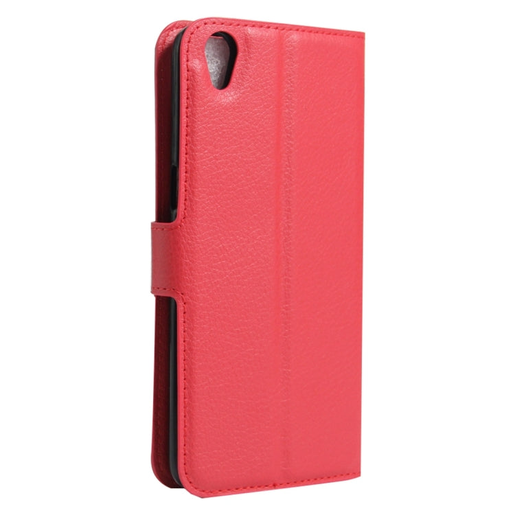 For OPPO A37 Litchi Texture Horizontal Flip Leather Case with Holder & Card Slots & Wallet