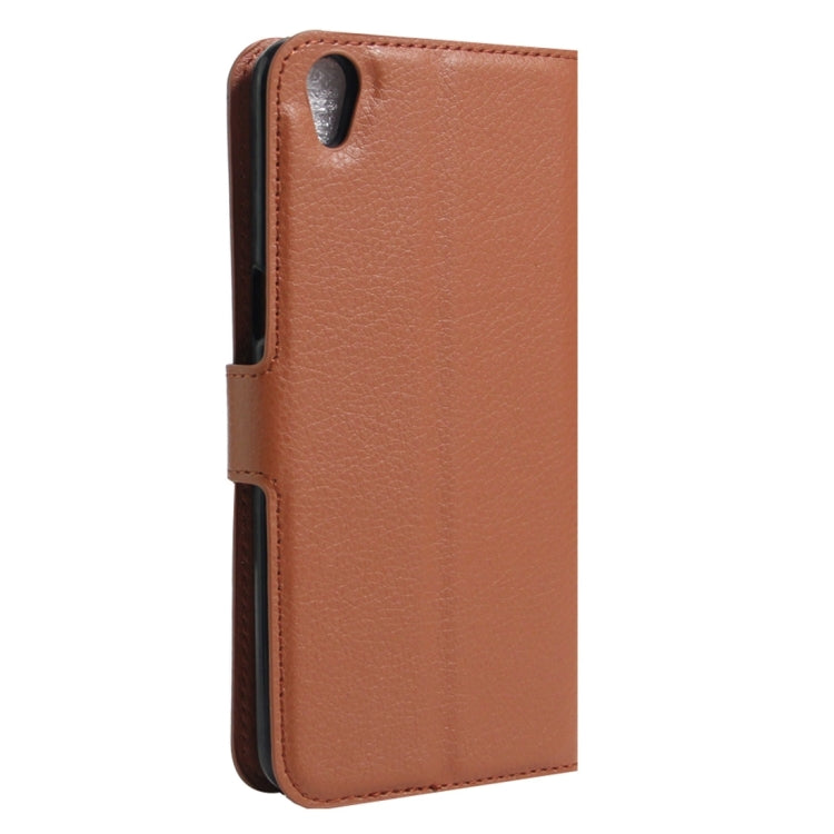 For OPPO A37 Litchi Texture Horizontal Flip Leather Case with Holder & Card Slots & Wallet