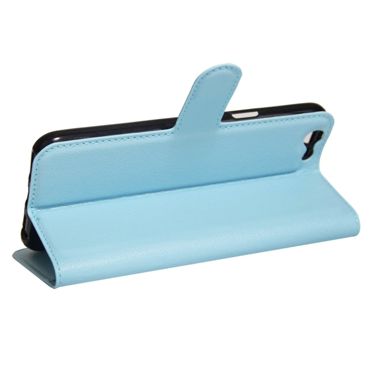 For OPPO A59 Litchi Texture Horizontal Flip Leather Case with Holder & Card Slots & Wallet