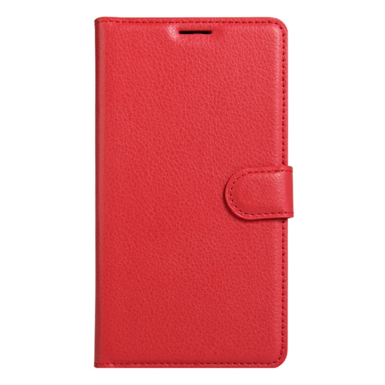 For OPPO A59 Litchi Texture Horizontal Flip Leather Case with Holder & Card Slots & Wallet