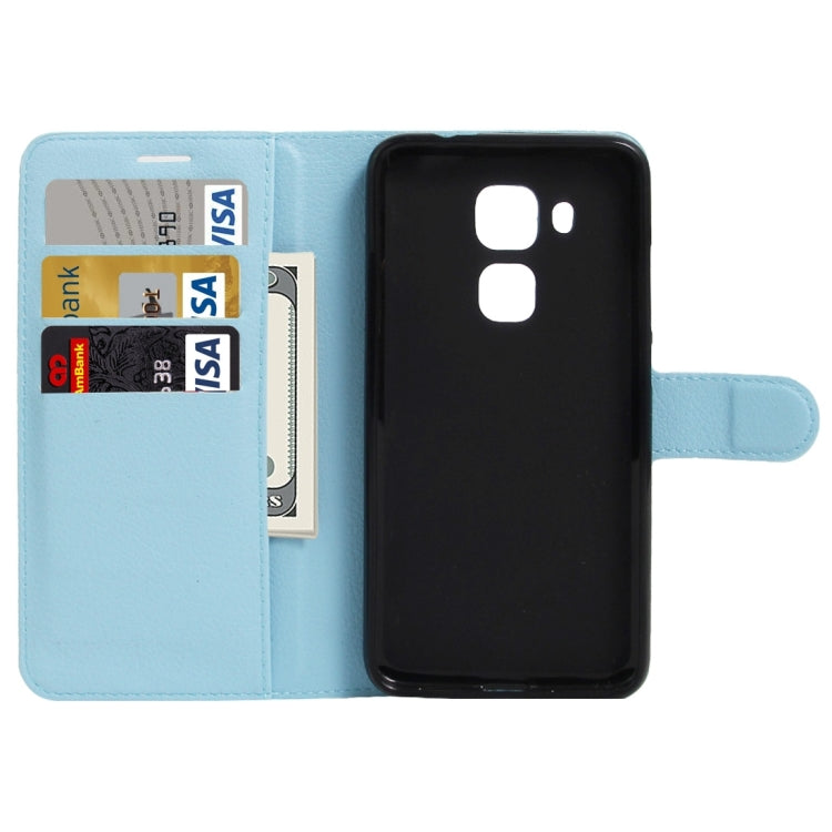 For Huawei Maimang 5 Litchi Texture Horizontal Flip Leather Case with Holder & Card Slots & Wallet
