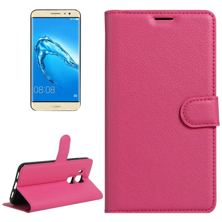 For Huawei Maimang 5 Litchi Texture Horizontal Flip Leather Case with Holder & Card Slots & Wallet