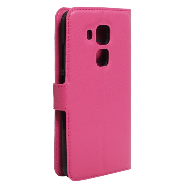 For Huawei Maimang 5 Litchi Texture Horizontal Flip Leather Case with Holder & Card Slots & Wallet