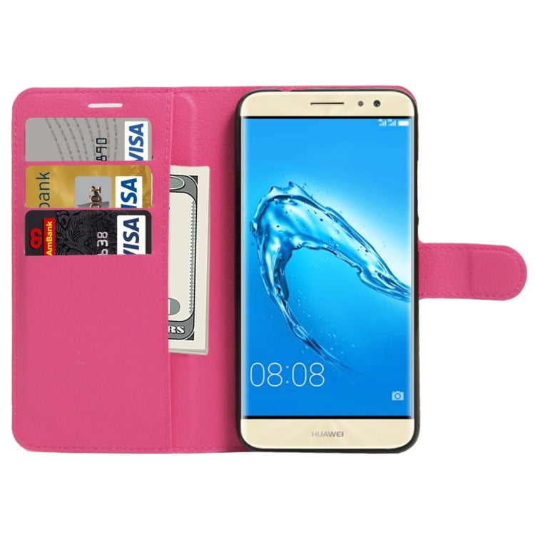For Huawei Maimang 5 Litchi Texture Horizontal Flip Leather Case with Holder & Card Slots & Wallet