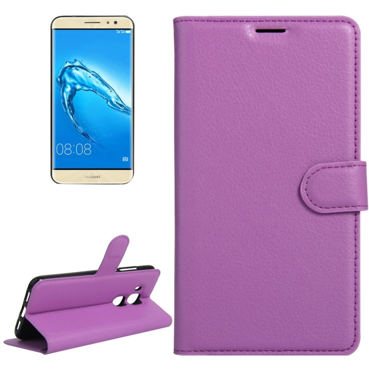 For Huawei Maimang 5 Litchi Texture Horizontal Flip Leather Case with Holder & Card Slots & Wallet
