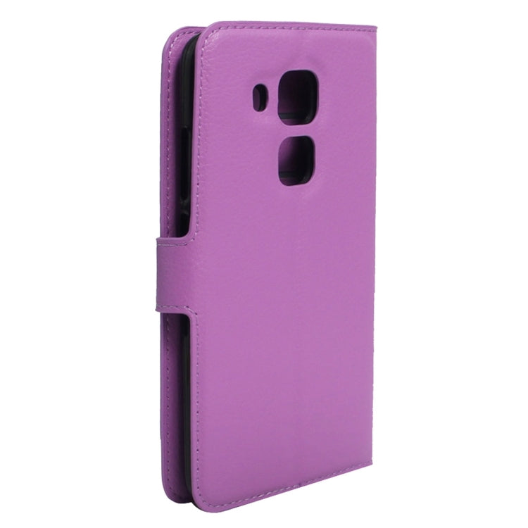 For Huawei Maimang 5 Litchi Texture Horizontal Flip Leather Case with Holder & Card Slots & Wallet