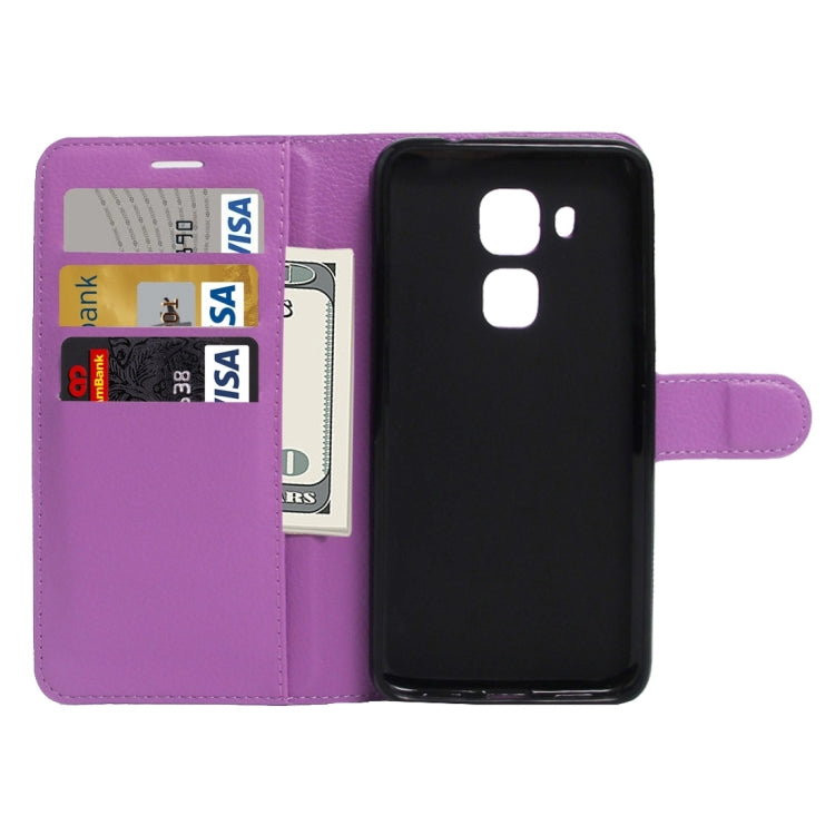 For Huawei Maimang 5 Litchi Texture Horizontal Flip Leather Case with Holder & Card Slots & Wallet