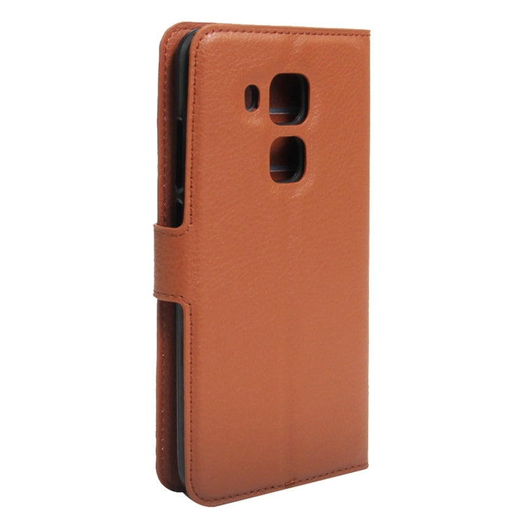 For Huawei Maimang 5 Litchi Texture Horizontal Flip Leather Case with Holder & Card Slots & Wallet
