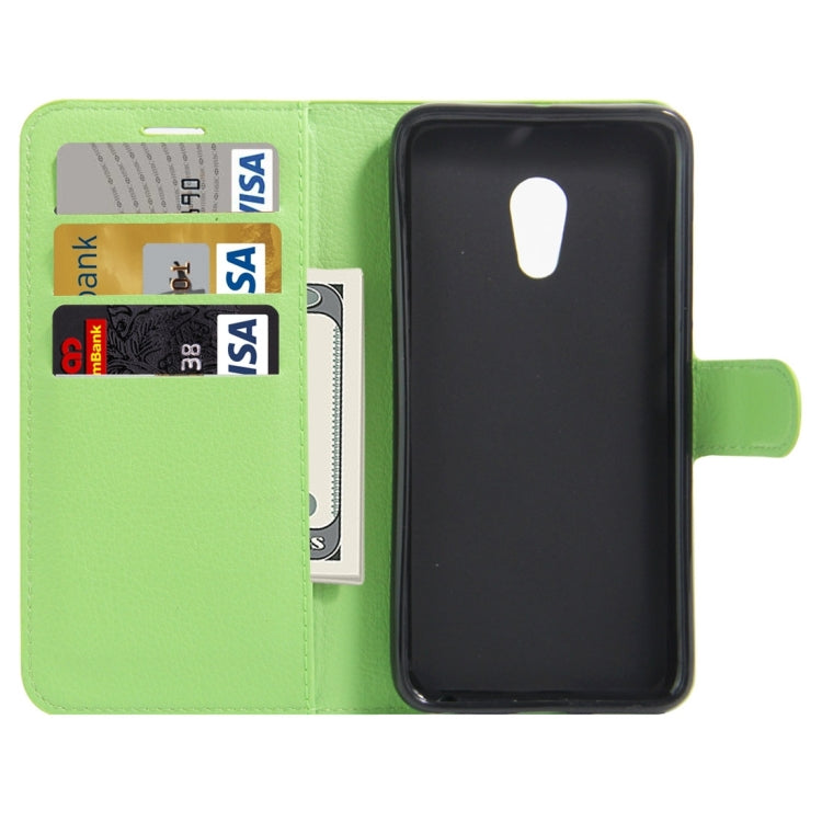 For Meizu M3E / Meilan E Litchi Texture Horizontal Flip Leather Case with Holder & Card Slots & Wallet