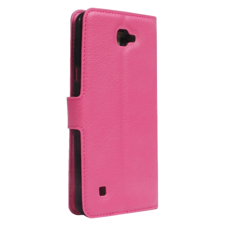 For LG X5 Litchi Texture Horizontal Flip Leather Case with Holder & Card Slots & Wallet