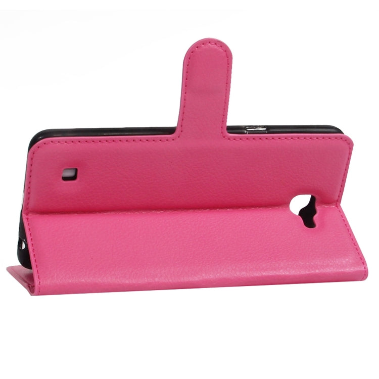 For LG X5 Litchi Texture Horizontal Flip Leather Case with Holder & Card Slots & Wallet