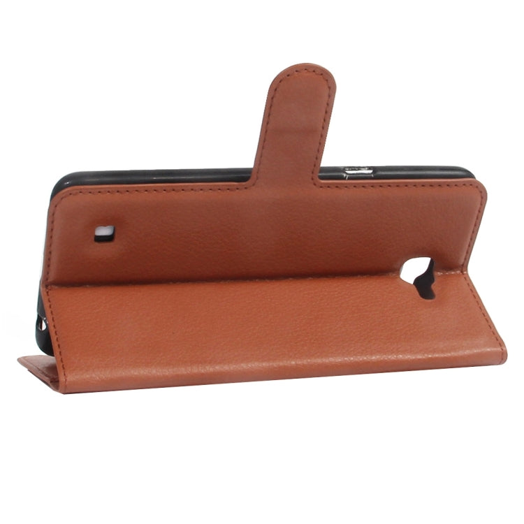 For LG X5 Litchi Texture Horizontal Flip Leather Case with Holder & Card Slots & Wallet