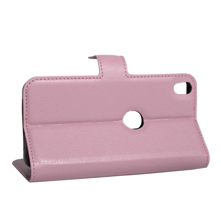 For Alcatel Shine Lite Litchi Texture Horizontal Flip PU Leather Case with Holder & Card Slots & Wallet