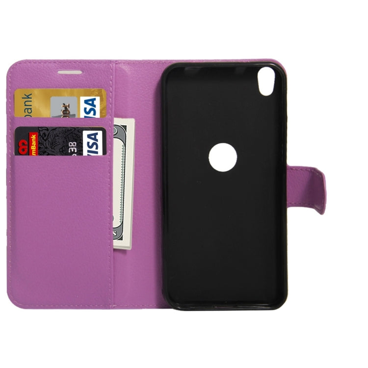 For Alcatel Shine Lite Litchi Texture Horizontal Flip PU Leather Case with Holder & Card Slots & Wallet