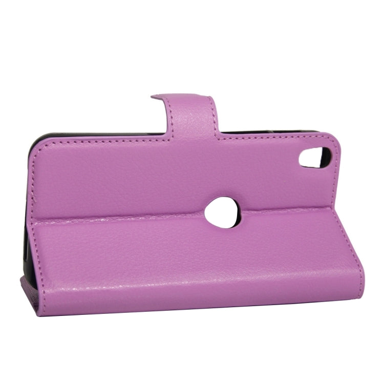 For Alcatel Shine Lite Litchi Texture Horizontal Flip PU Leather Case with Holder & Card Slots & Wallet