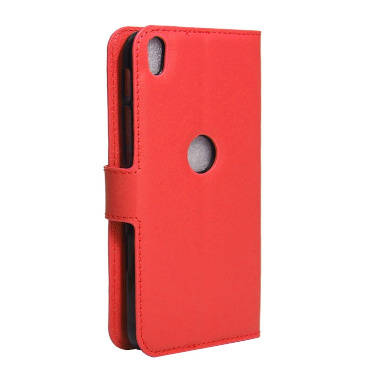 For Alcatel Shine Lite Litchi Texture Horizontal Flip PU Leather Case with Holder & Card Slots & Wallet