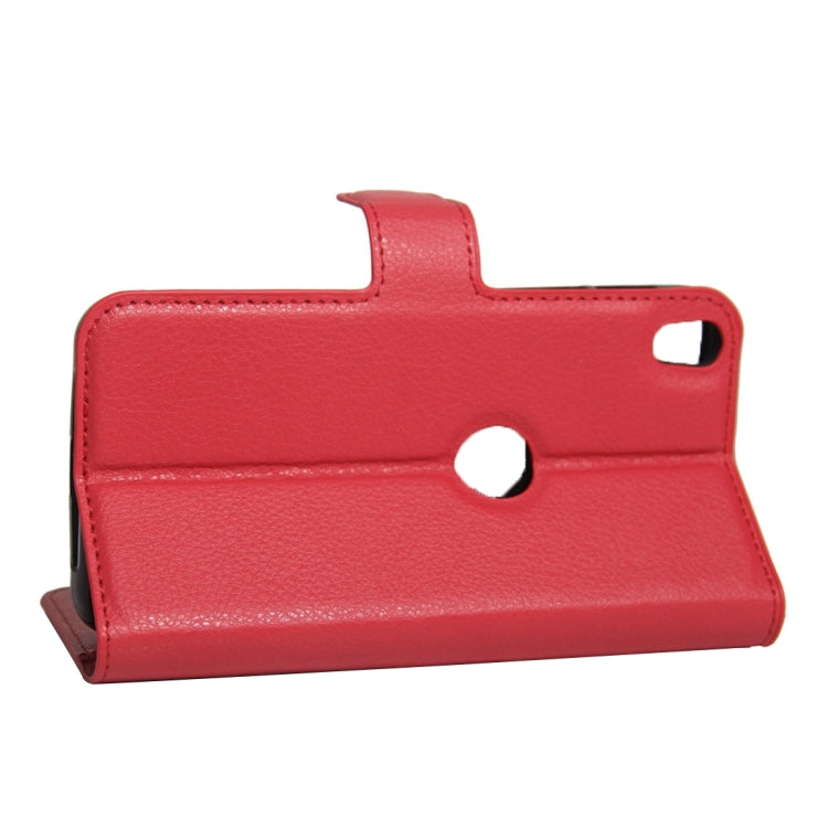 For Alcatel Shine Lite Litchi Texture Horizontal Flip PU Leather Case with Holder & Card Slots & Wallet