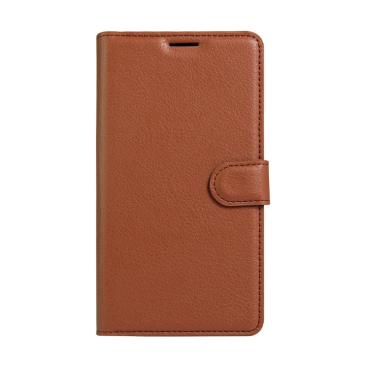 For Alcatel Shine Lite Litchi Texture Horizontal Flip PU Leather Case with Holder & Card Slots & Wallet