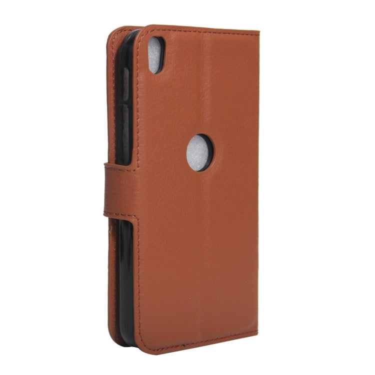 For Alcatel Shine Lite Litchi Texture Horizontal Flip PU Leather Case with Holder & Card Slots & Wallet