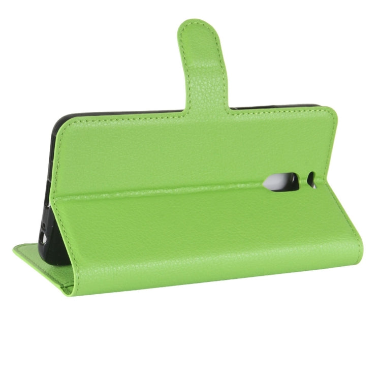 For Meizu M6 Note Litchi Texture PU +TPU Horizontal Flip Leather Case With Holder & Card Slots & Wallet