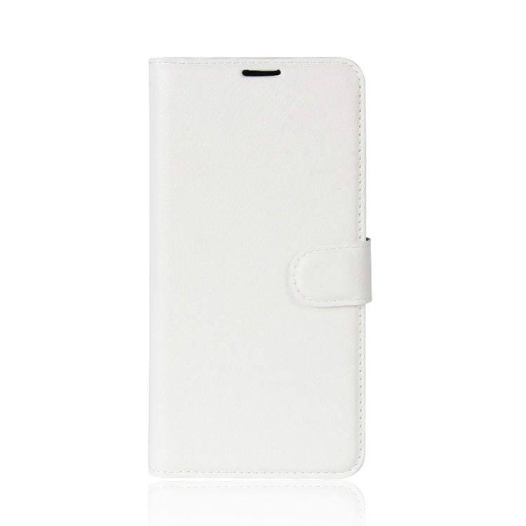 For Meizu M6 Note Litchi Texture PU +TPU Horizontal Flip Leather Case With Holder & Card Slots & Wallet