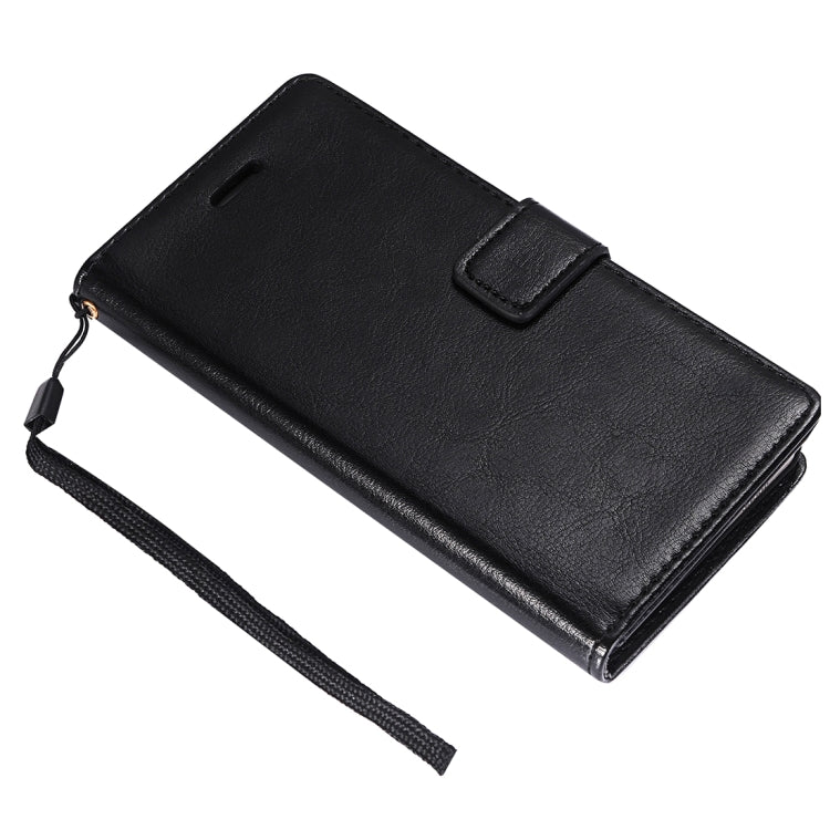 For Huawei P8 Lite Crazy Horse Texture Horizontal Flip Leather Case with Photo Frame & Holder & Card Slots & Wallet & Lanyard