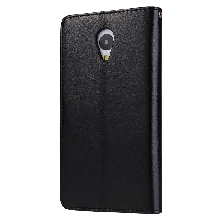 For Meizu M2 Note Crazy Horse Texture Horizontal Flip Leather Case with Photo Frame & Holder & Card Slots & Wallet & Lanyard