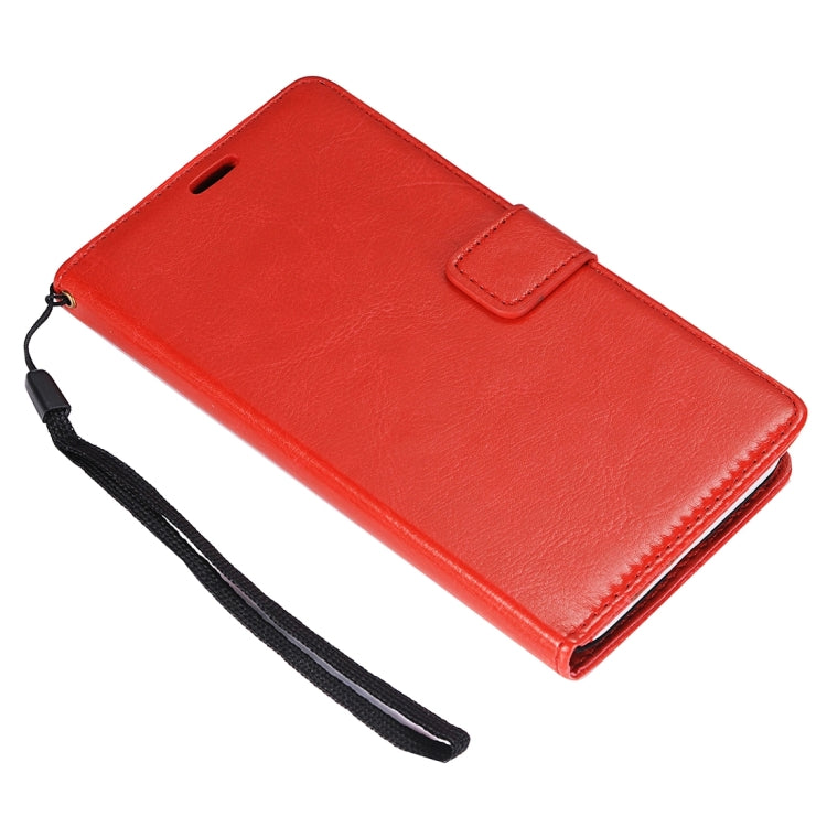 For Meizu M2 Note Crazy Horse Texture Horizontal Flip Leather Case with Photo Frame & Holder & Card Slots & Wallet & Lanyard