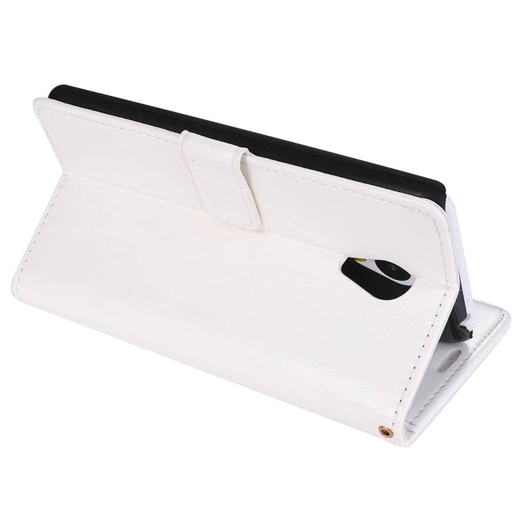 For Meizu M2 Note Crazy Horse Texture Horizontal Flip Leather Case with Photo Frame & Holder & Card Slots & Wallet & Lanyard